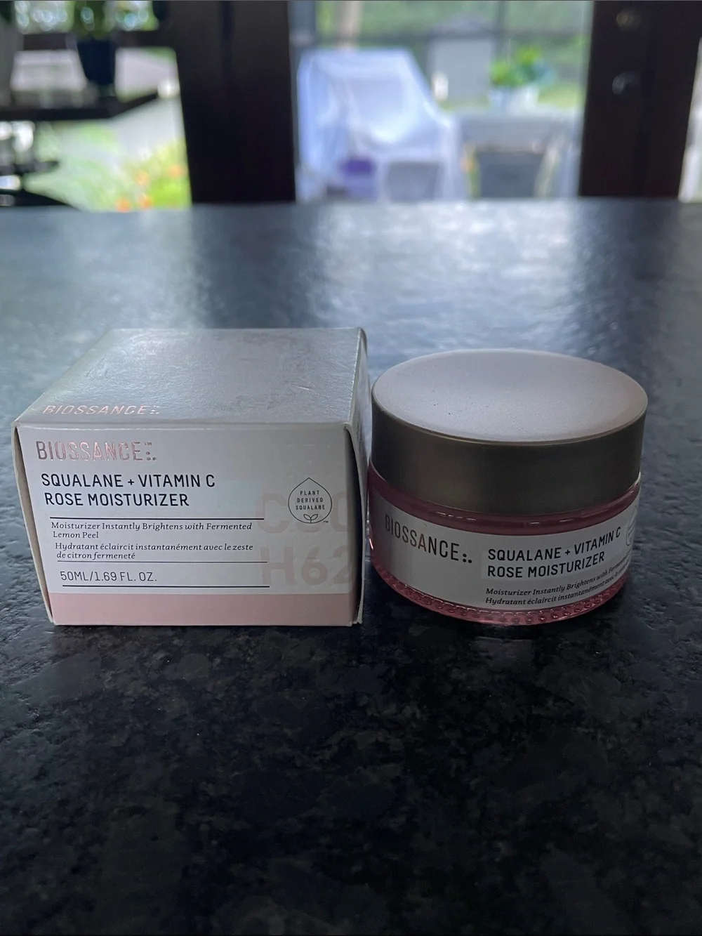 Biossance Squalane + Vitamin C Rose Moisturizer instantly brightens, nourishes